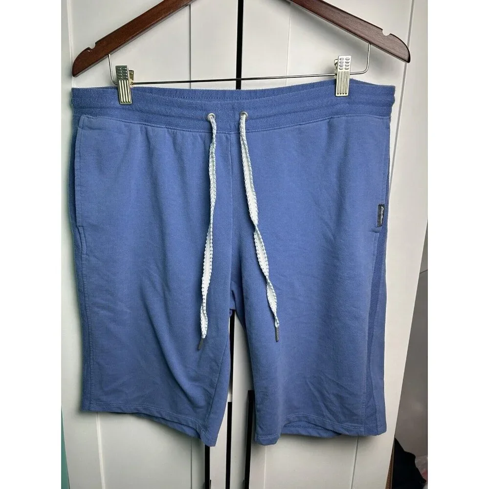 Eddie Bauer Men’s Sweat Shorts Elastic Waist Drawstring Lightweight Blue Large - Picture 6 of 10